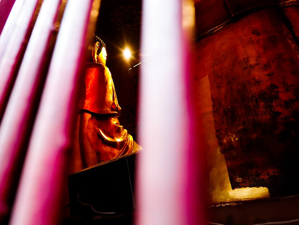 A photograph of Wat Mangkon Kamalawat