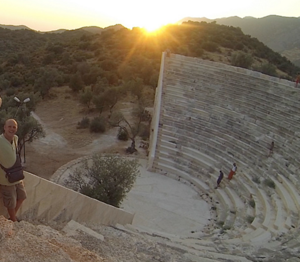 A photograph of Greek Theatre of Antiphellos