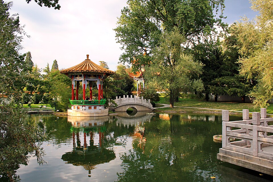 A photograph of Chinese Garden