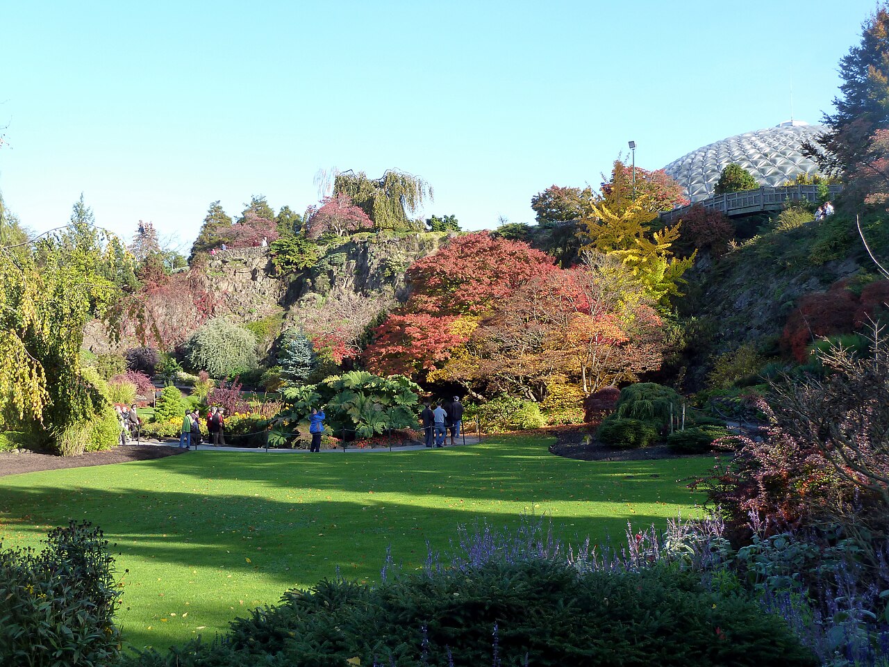 A photograph of Queen Elizabeth Park