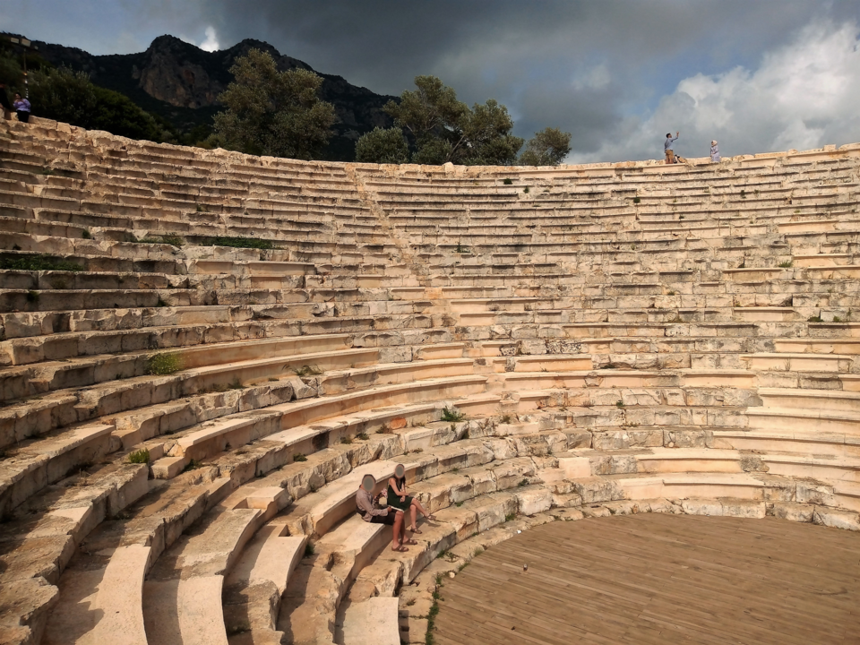 A photograph of Greek Theatre of Antiphellos