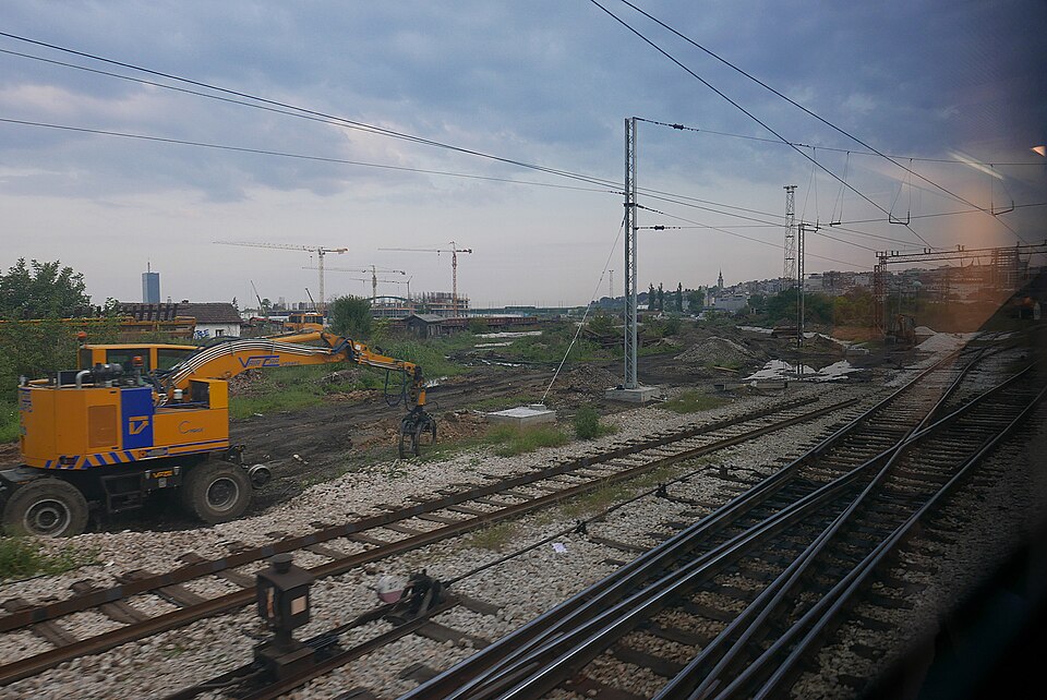 A photograph of Belgrade Main railway station