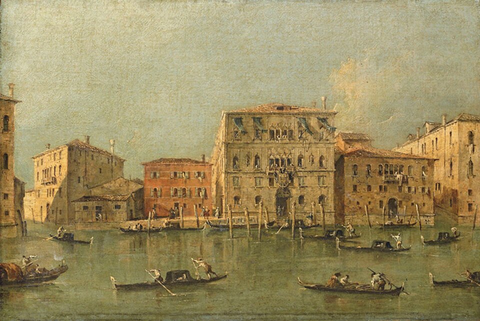 A photograph of Palazzo Moro a San Barnaba