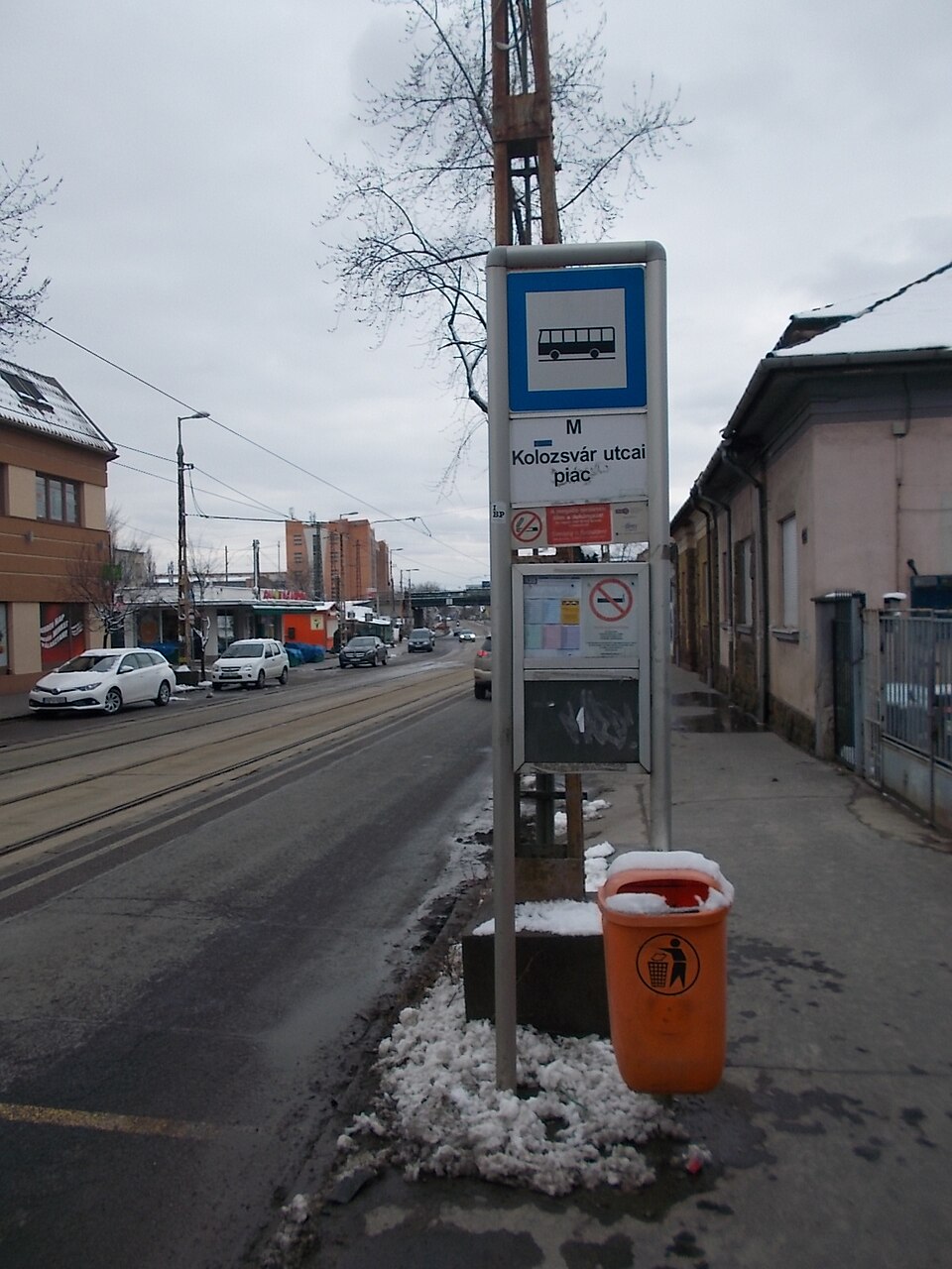 A photograph of Kolozsvár utcai piac