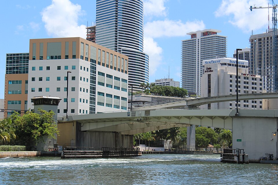 A photograph of Miami Riverwalk