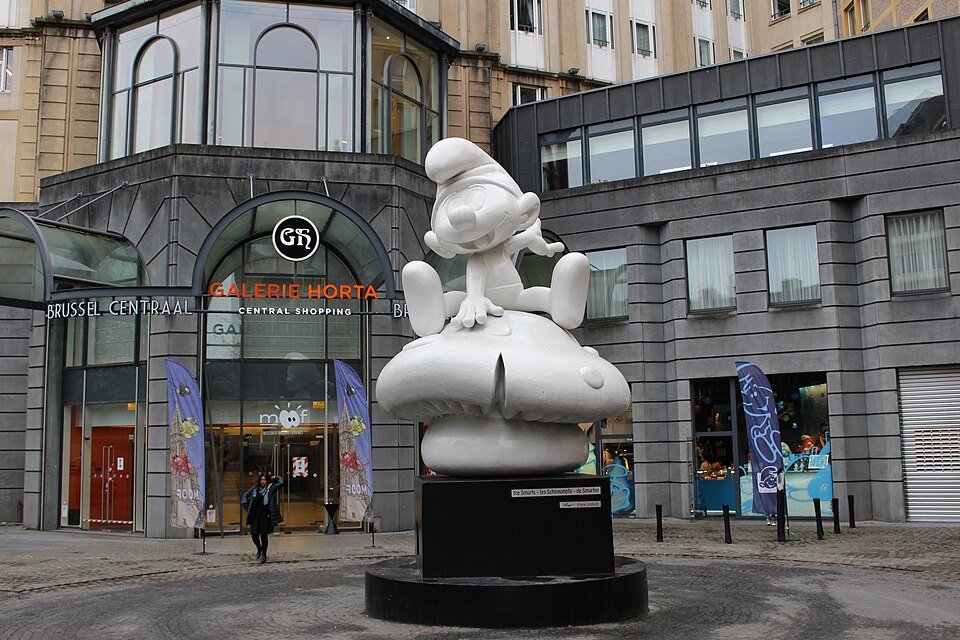 A photograph of Brussels Comics Figurines Museum