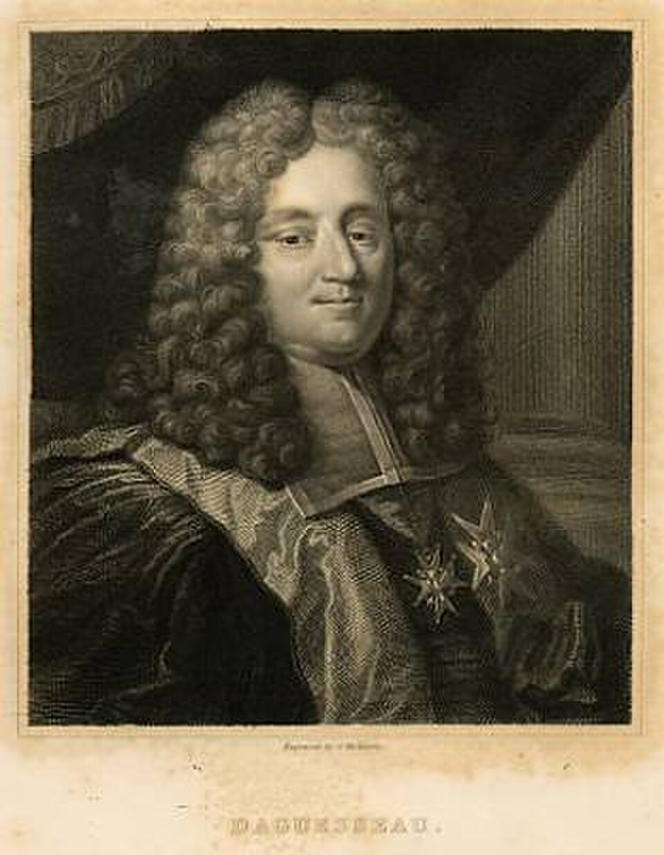 A photograph of Henri François d'Aguesseau