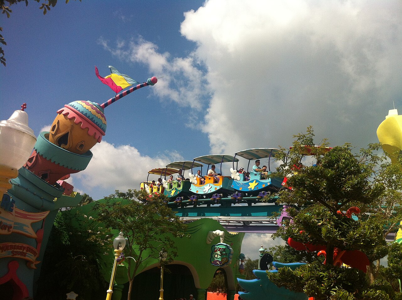 The High in the Sky Seuss Trolley Train Ride!