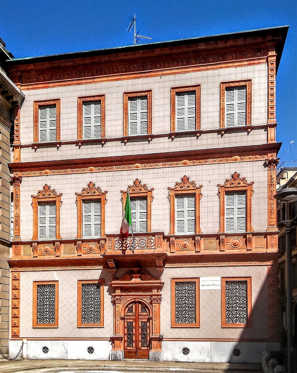 A photograph of House Manzoni