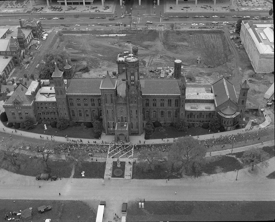 A photograph of Arts and Industries Building
