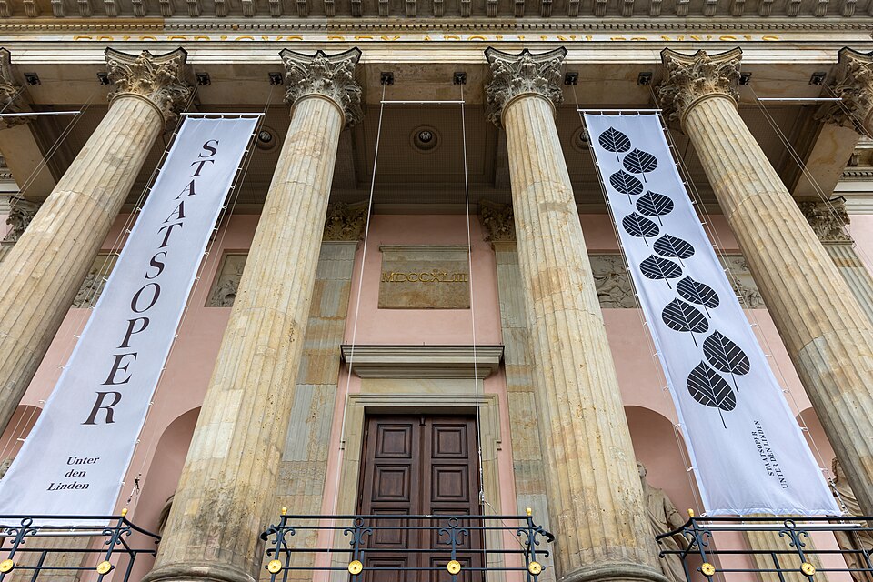 A photograph of Berlin State Opera
