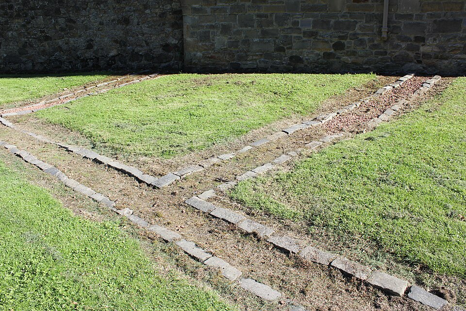 A photograph of Cramond Roman Fort