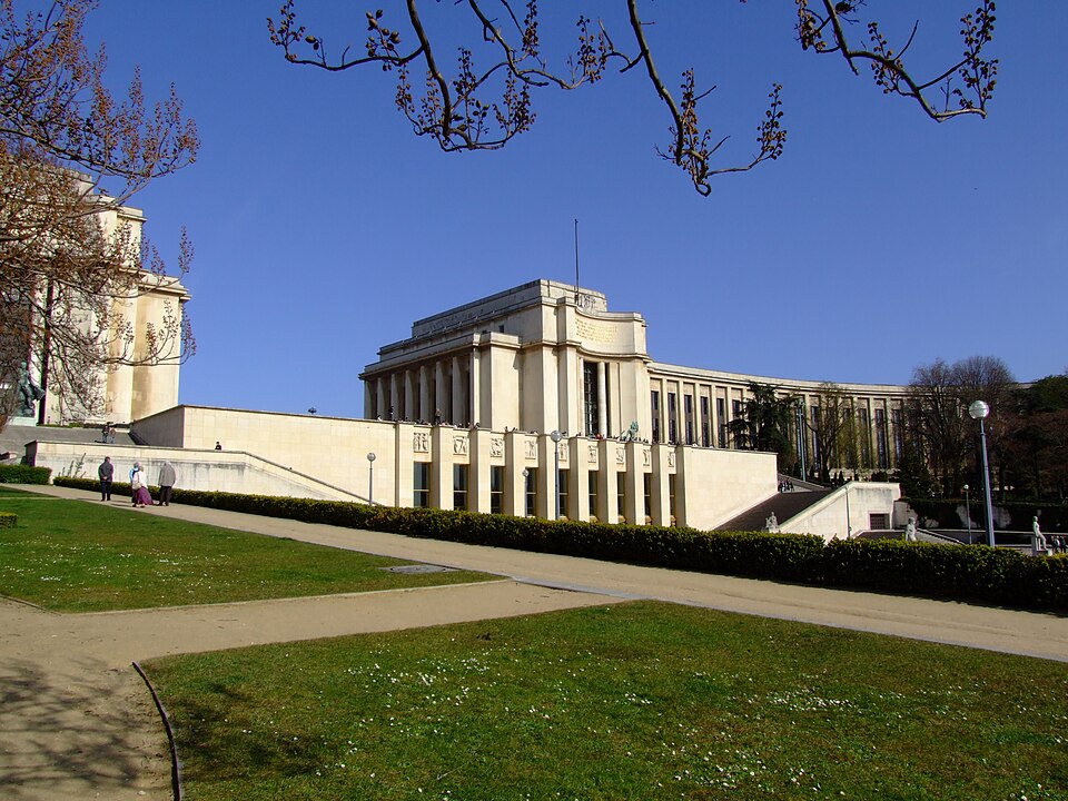A photograph of Chaillot Palace
