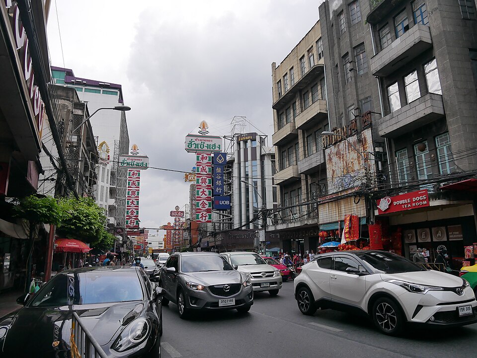 A photograph of Yaowarat Road