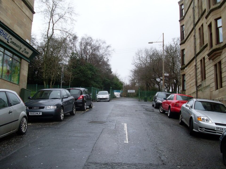 A photograph of Ruchill Park