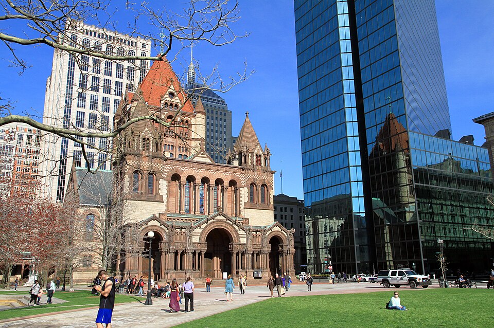 A photograph of Copley Square