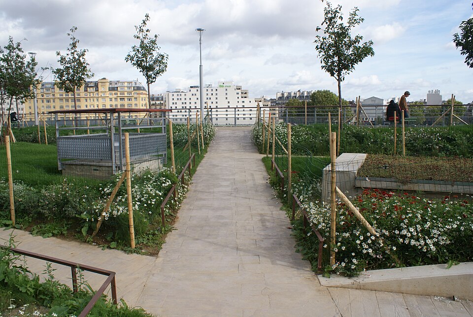 A photograph of Jardin Marielle-Franco