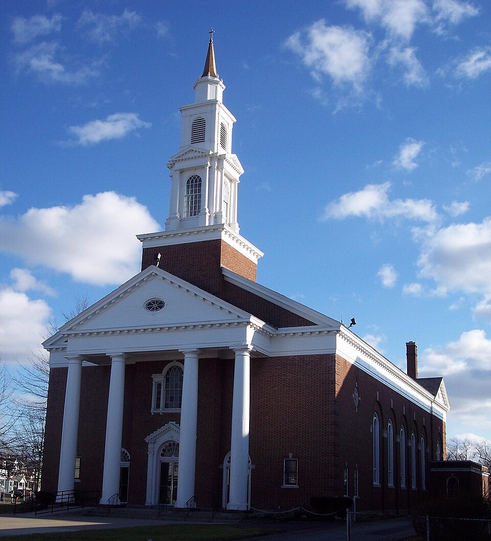 A photograph of All Saints Roman Catholic Church