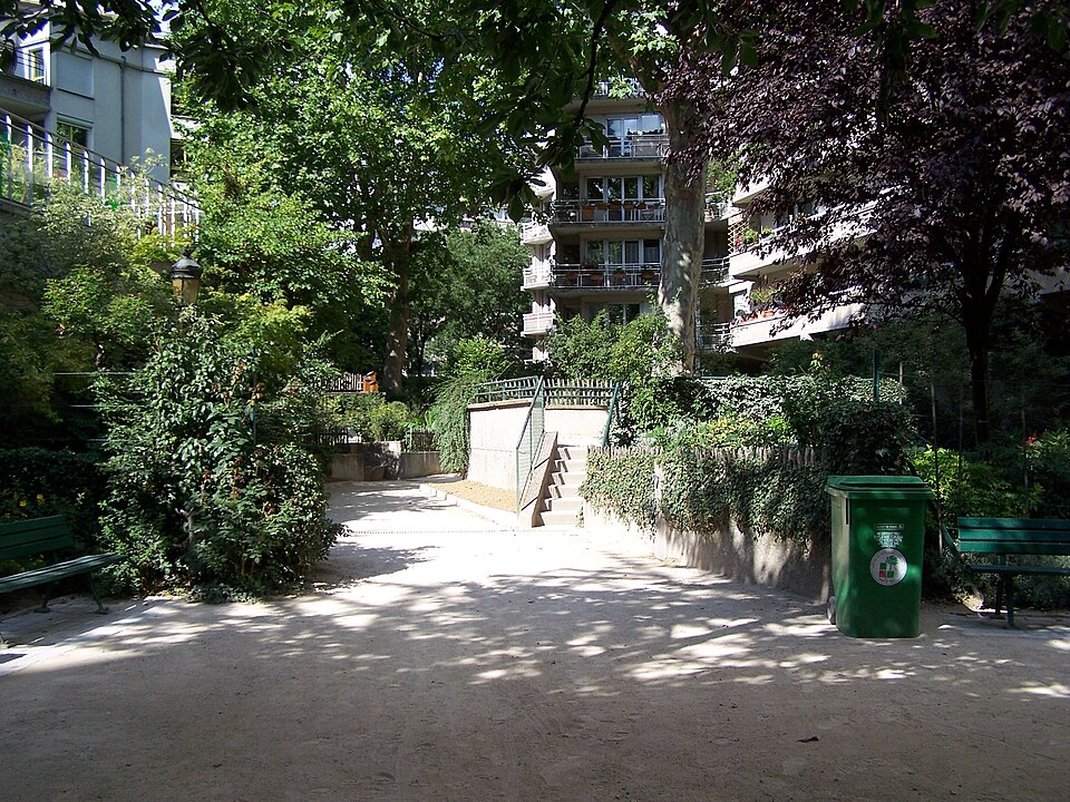 A photograph of jardin Michelet
