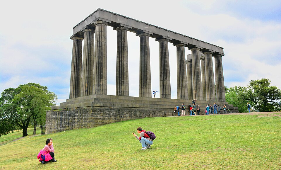 A photograph of National Monument of Scotland