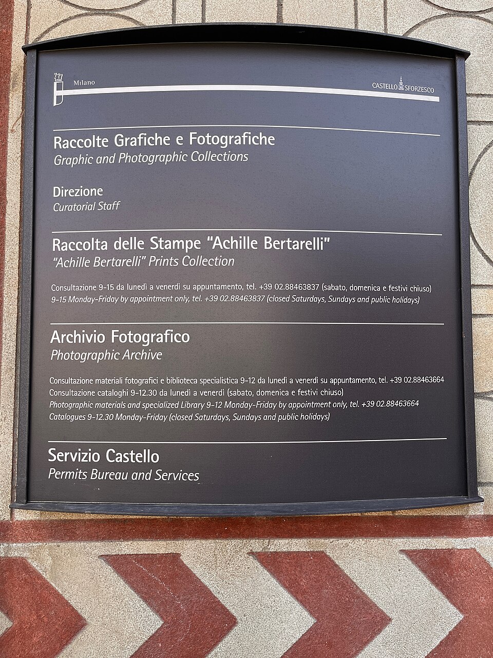 A photograph of Civica raccolta delle stampe Achille Bertarelli