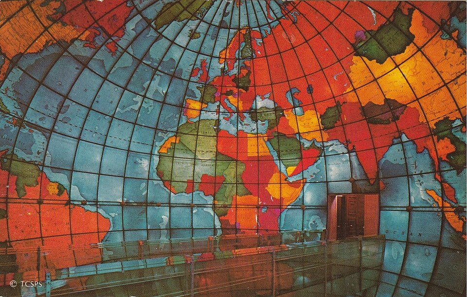 A photograph of Mapparium