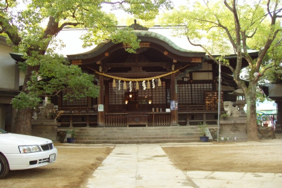 A photograph of Fukushima Tenmangū