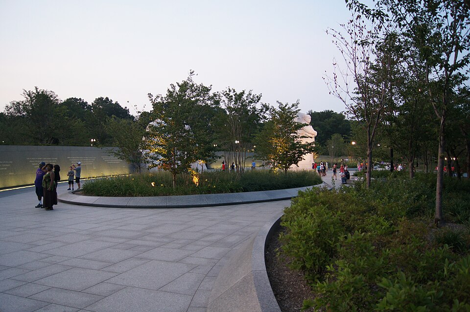 A photograph of Martin Luther King, Jr. Memorial