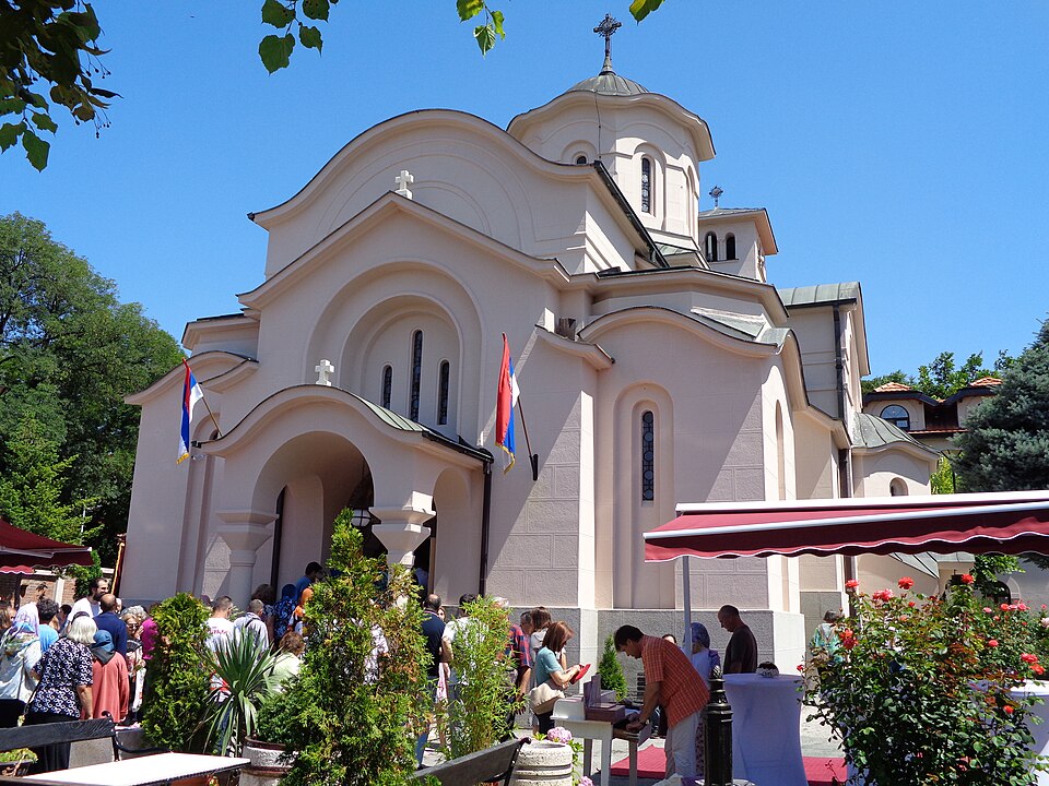 A photograph of Saint Lazar Church in Zvezdara