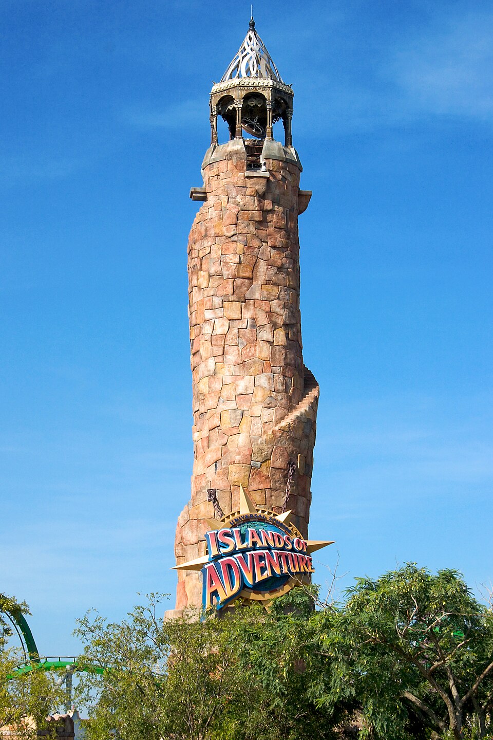 A photograph of Universal's Islands of Adventure