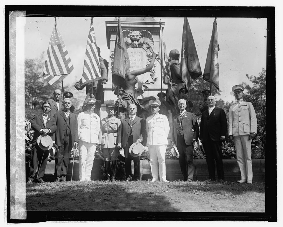 A photograph of Lafayette Square
