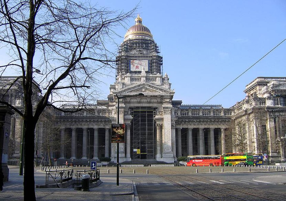 A photograph of Palace of Justice of Brussels
