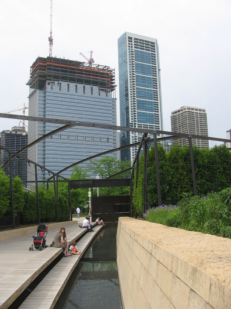 A photograph of Lurie Garden