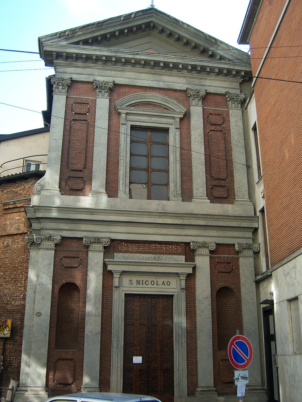 A photograph of San Nicolao Church