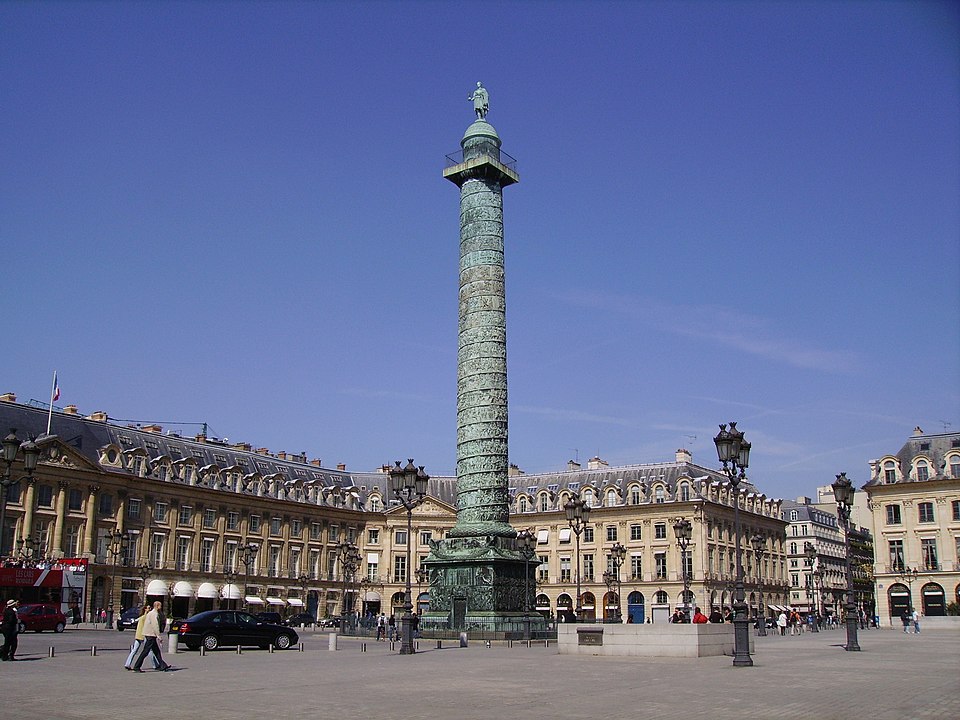 A photograph of place Vendôme