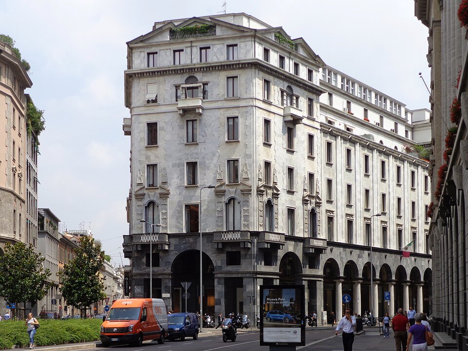 A photograph of Crespi Palace