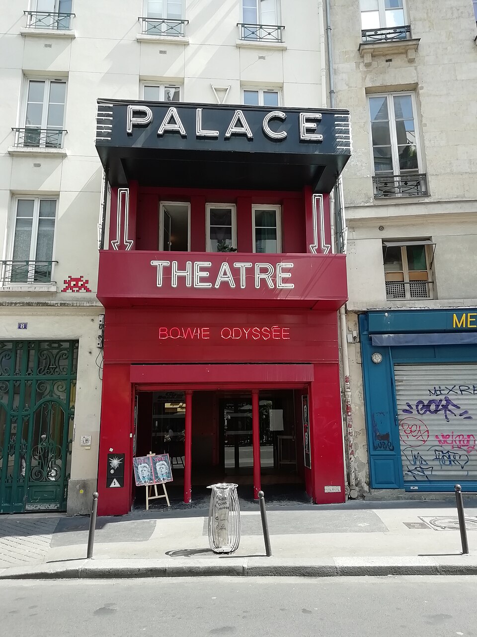 A photograph of Le Palace