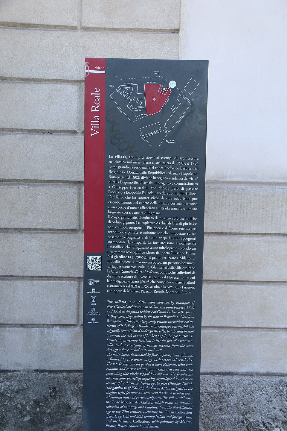 A photograph of Royal Villa of Milan