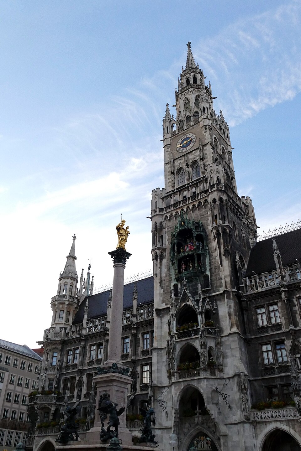 A photograph of New Town Hall