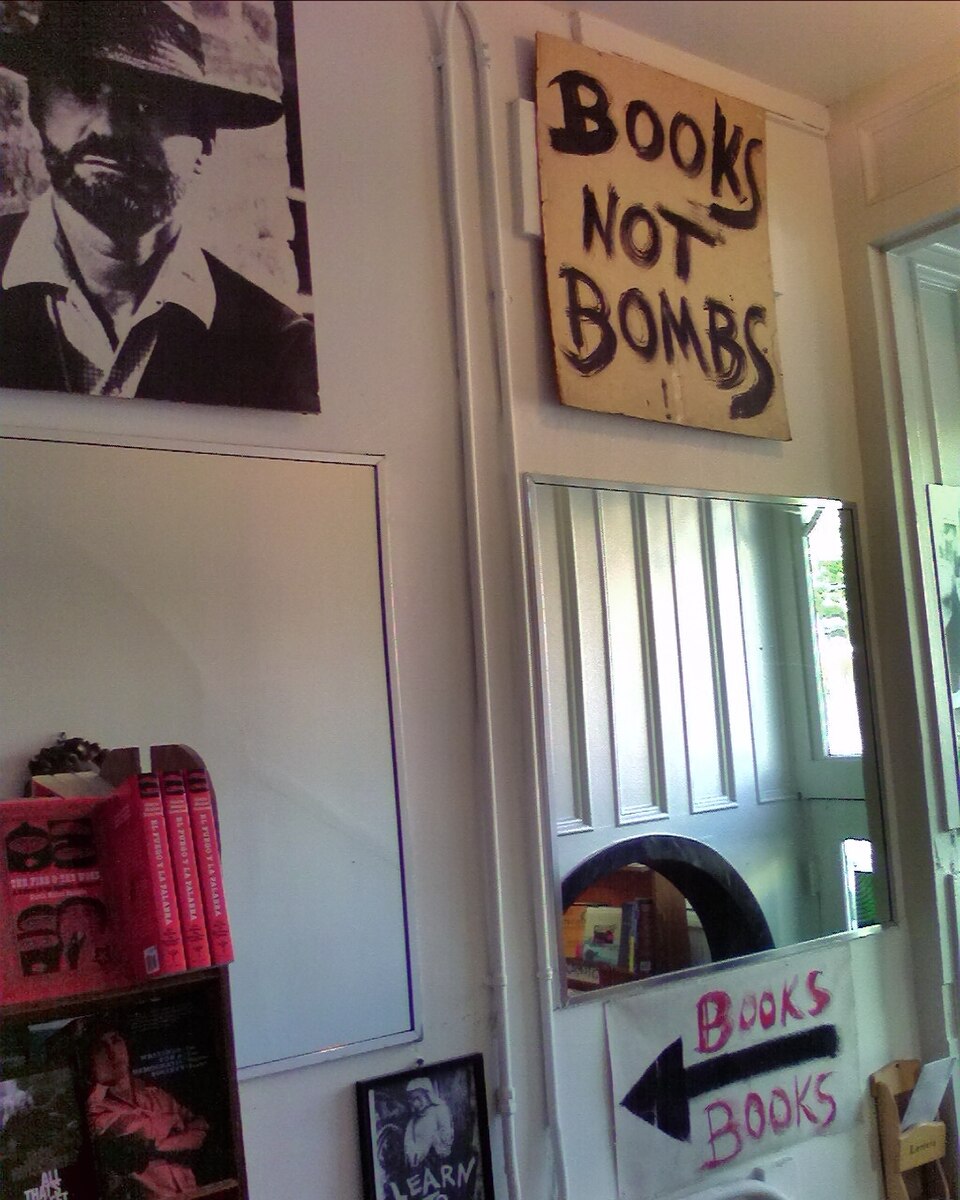 A photograph of City Lights Bookstore
