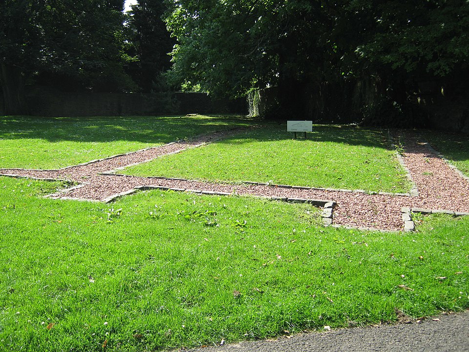 A photograph of Cramond Roman Fort