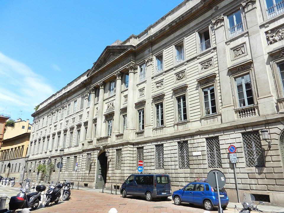 A photograph of Belgioioso Palace