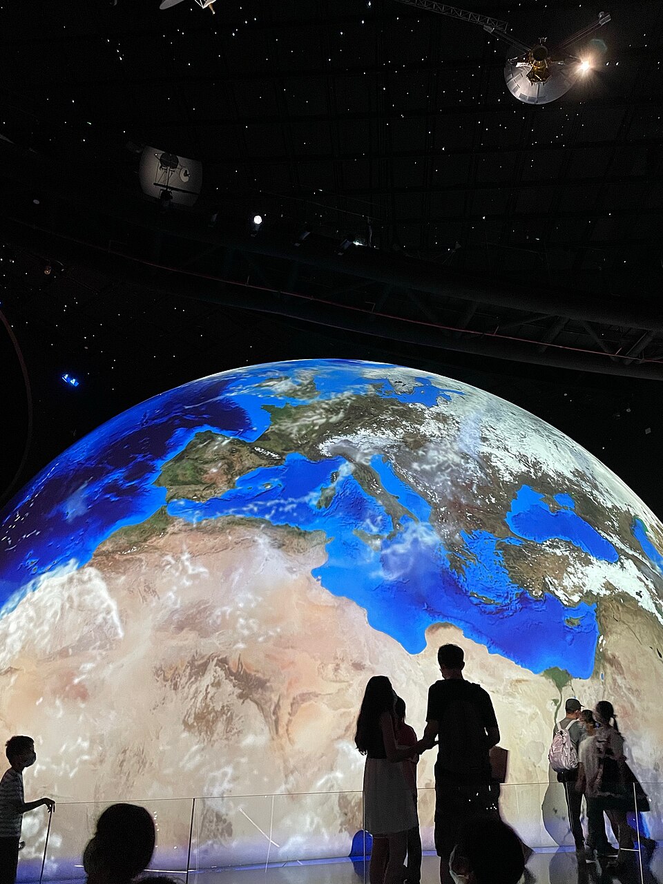 A photograph of Shanghai Planetarium