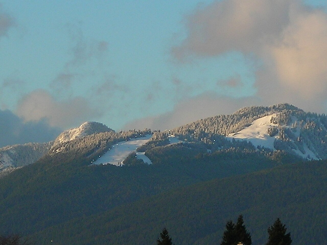 A photograph of Grouse Mountain