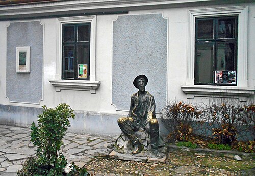 Statue of Đura Jakšić, Skadarlija
