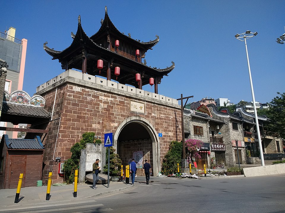 A photograph of Gankeng Hakka Town