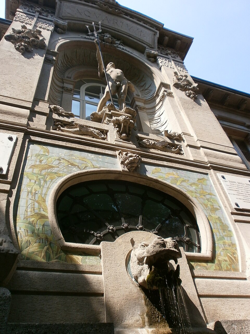 A photograph of Civic Aquarium of Milan