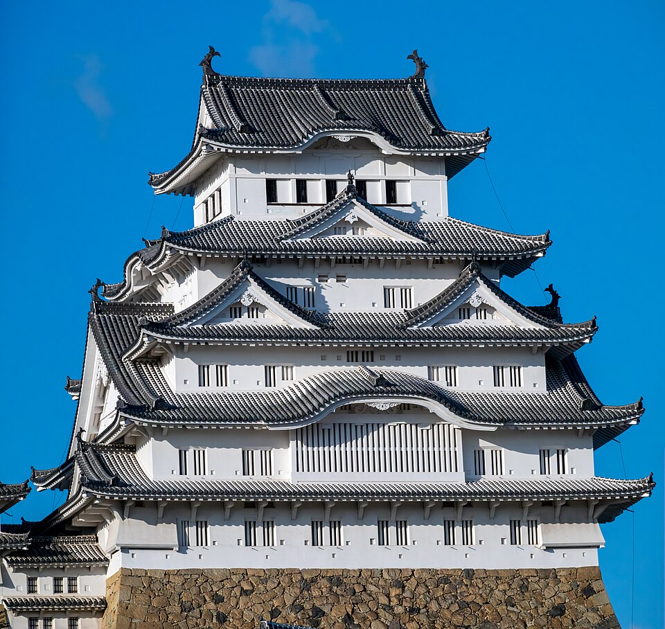 A photograph of Osaka Castle