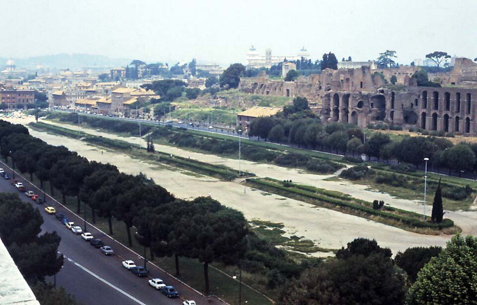 A photograph of Circus Maximus