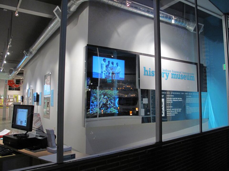 A photograph of GLBT Historical Society
